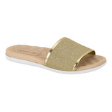 Chinelo Feminino Brilho Slide Glitter Beira Rio 8360353