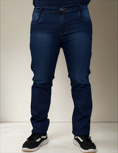 Calça Jeans Lycra Masculina Tamanho Especial Plus Size