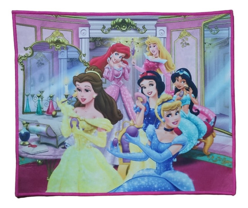 Alfombra Infantil Import Disney Princesas Habit - Baño -c