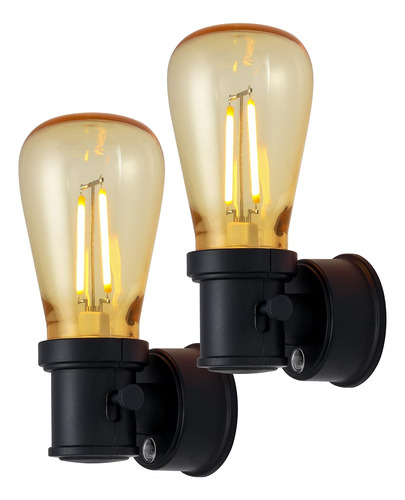 Luz Nocturna Led Ge Vintage, Enchufable, Del Anochecer Al Am