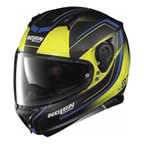 Casco Para Moto Integral Nolan N87  58 Fade Flat Led Yellow  Savoir Faire Talla M 