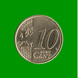 Moneda De Austria 10 Centavos De Euro, Año 2010 Estado Usada