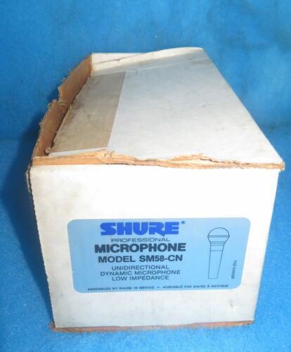 Nib Shure Sm58-cn Professional Unidirectional Microphone Ssa