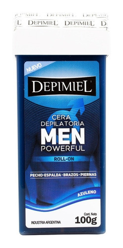 Depimiel Cera Depilatoria Roll On Men Azuleno Hombre X 100gr