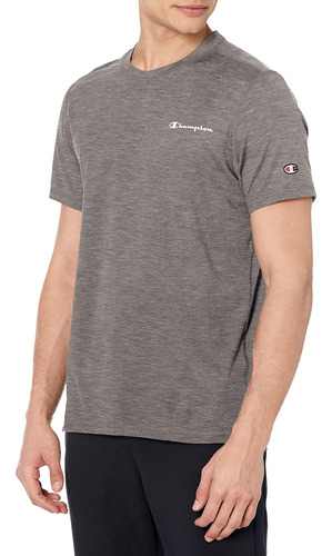 Champion Polera Deportiva Para Hombre, Railroad Grey Heath