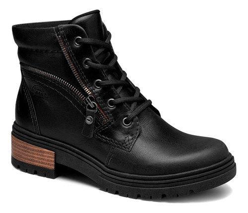 Bota Coturno Dakota Da181 Em Couro