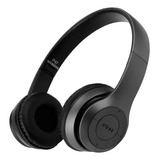 Auriculares Vincha Bluetooth Recargable Inalambrico Negro