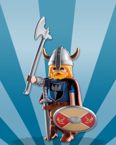 Playmobil Serie 8  Vikingo Barbaro Caballeros Medievales 