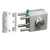 Cerradura Puerta Vidrio De 8 A 12mm Llave Pestillo Muro Cdo