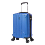 Valija Cabinera Cabina Chica 20 Travel Tech Ruedas Candado Color Azul 16975 Lisa