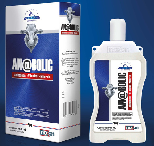 Anabolic Aminoacidos - Vitaminas - Minerais 500 Ml Injetavel