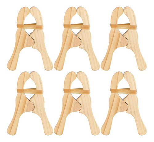 Pinzas De Madera Para Cortinas, Clips De Madera Creativos, P