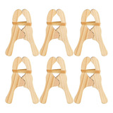 Pinzas De Madera Para Cortinas, Clips De Madera Creativos, P