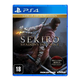 Jogo Sekiro Ps4 Mídia Física Lacrado Original