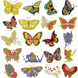 Tatuaje Temporale - Ooopsiun Glitter Butterfly Tattoos For G