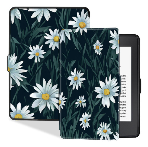 Funda Para Kindle Paperwhite 5ta 6ta 7ma Gen Slim Daisy