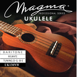 Uk130nw Encordado Para Ukelele Baritono Nylwhite