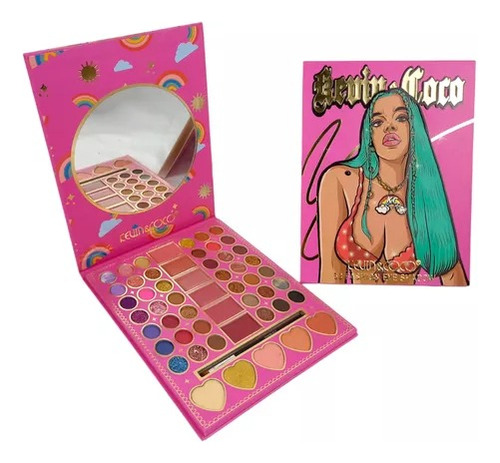 Paleta De Sombras Kevin & Coco De 53 Tonos Karol G