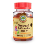 Omega 3 Vitamins 2000 Ui Naturelab 60 Gomitas Vitamina C D E Sabor Frutal