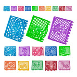 Papel Picado Charrería / Fiesta Mexicana En Plástico