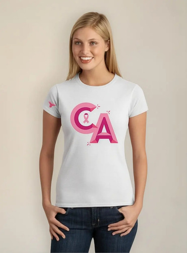 Playera América Mujer Mes Rosa Od76740 | Meses sin interés