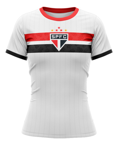 Camisa Sâo Paulo Fc Home Feminina Original Licenciada Spfc