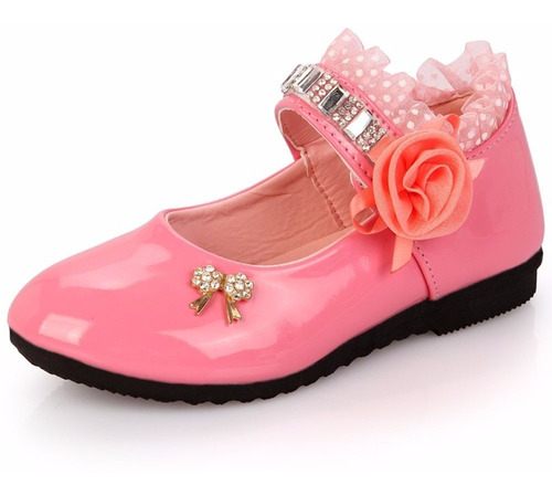 (zapatos) Niños Niña Princesa Flor Rhinestone Dan18831