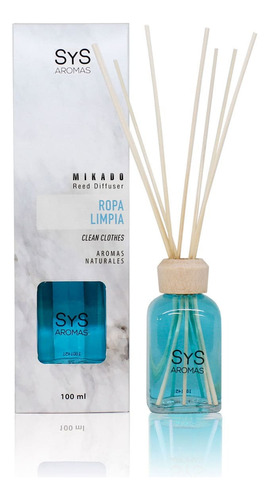 Estuche Ambientador Mikado Ropa Limpia 100ml Sys Aromas