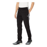 Pants Puma Contrast Deportivo Negro / Para Hombre - Original