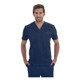 Conjunto Uniforme Médico Quirúrgico Caballero Azul Marino