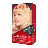 Kit Tinte Revlon  Colorsilk Beautiful Color Tono 03 Rubio Ultra Claro Brillante Para Cabello