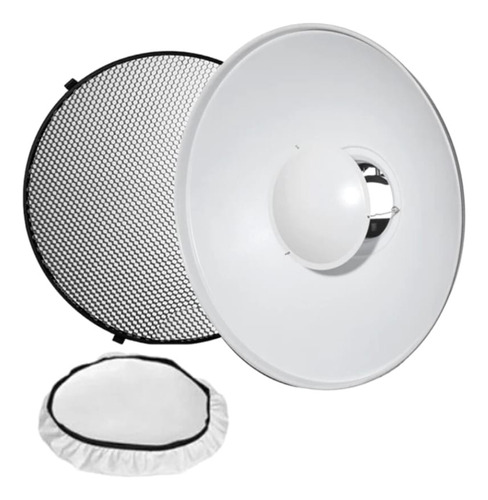 Beauty Dish, Plato Reflector Bdr-w550 Godox 55cm  Blanco