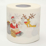 4x Rollo Papel Higiénico Confort Navidad 30 Mts Doble Hoja