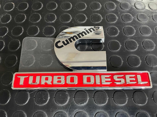 Emblema Cummins Turbo Diésel