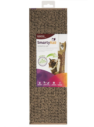 Smartykat Scratch Up+ Rascador Para Gatos Con Hierba Gatera