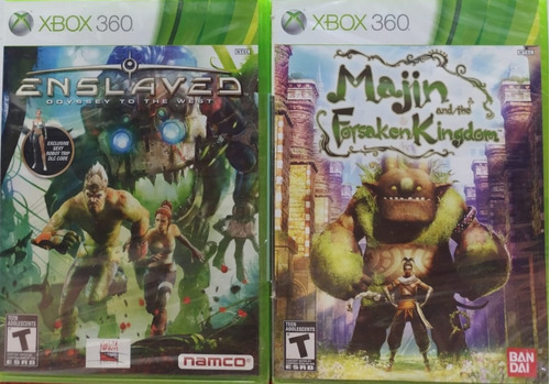 Jogos Xbox 360: Enslaved + Majin And Forsaken Kingdom Novos