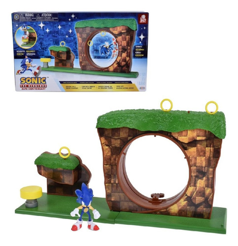 Set Sonic Juego Zona De La Colina Verde - 30 Aniversario