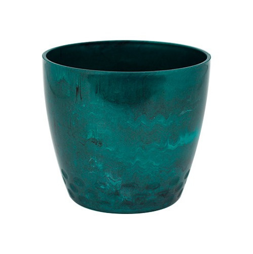 Vaso Cachepot Decorativo Pequeno Sustentável Verde Diamante