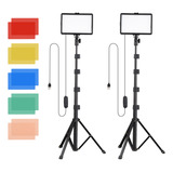 Luces De Vídeo Led Usb Con Filtros De Color, Kits De Grabaci