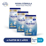 Leche Nutrilon 4 En Polvo Profutura Pouch 1,2 Kg X 3 Un