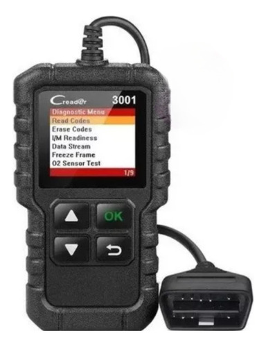 Scanner De Carro Cr3001 Leitor De Códigos Obd2 Em Português