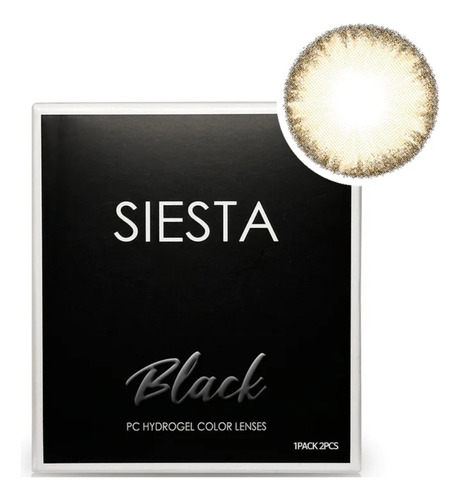 Pupilentes Siesta Black Romance Brown 