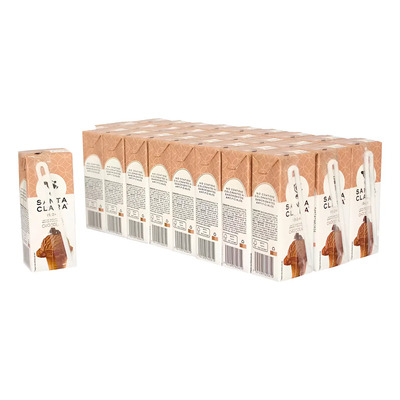 Leche Sabor Helado Chocolate Santa Clara 27pz 200ml C\u002Fu Ctc | Envío gratis