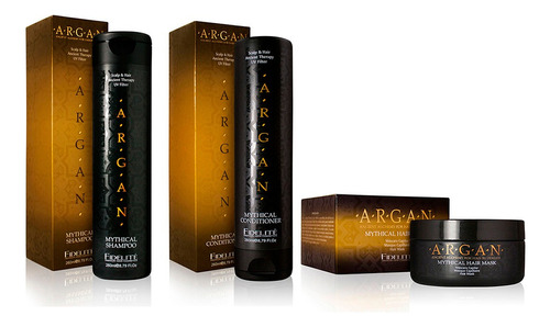 Kit Argán Shampoo + Acondicionador + Máscara Fidelite