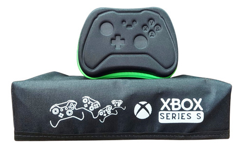 Kit Capa Protetora Antipoeira Xbox Serie S Console + 1 Case