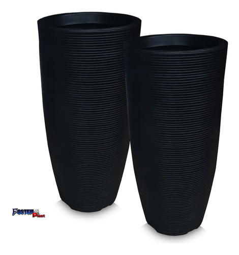 2 Vasos De Planta Grande Alto Resistente Decorativo R 90x40