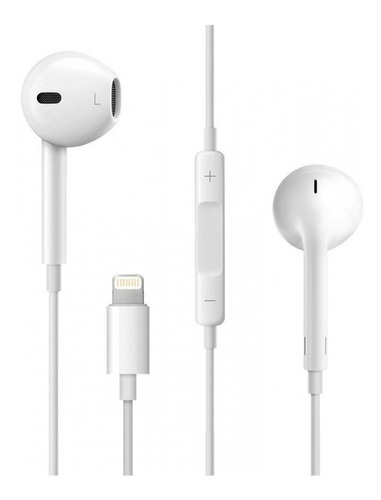 Auriculares Apple Earpods With Lightning Connector Blanco