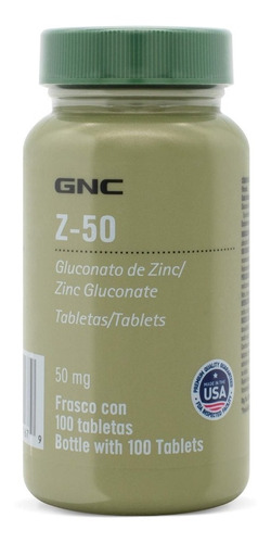 Gnc Zinc 50 Mg