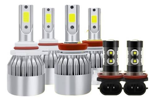 9005 H11 Kit De Bombilla Led Luz Alta/baja Para Honda