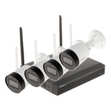 Kit Videovigilancia Wifi Imou 4c 2mp/mic Ir20m Ip67 Hd1tb